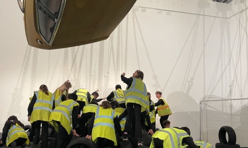 Children at the Saatchi Gallery